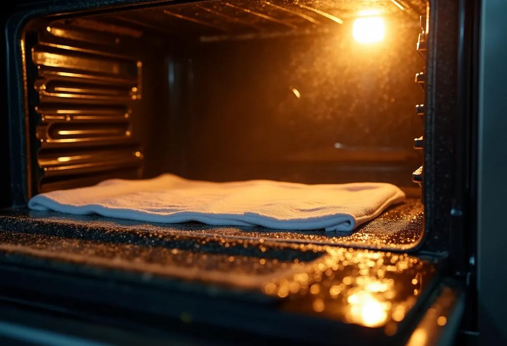 Clean oven