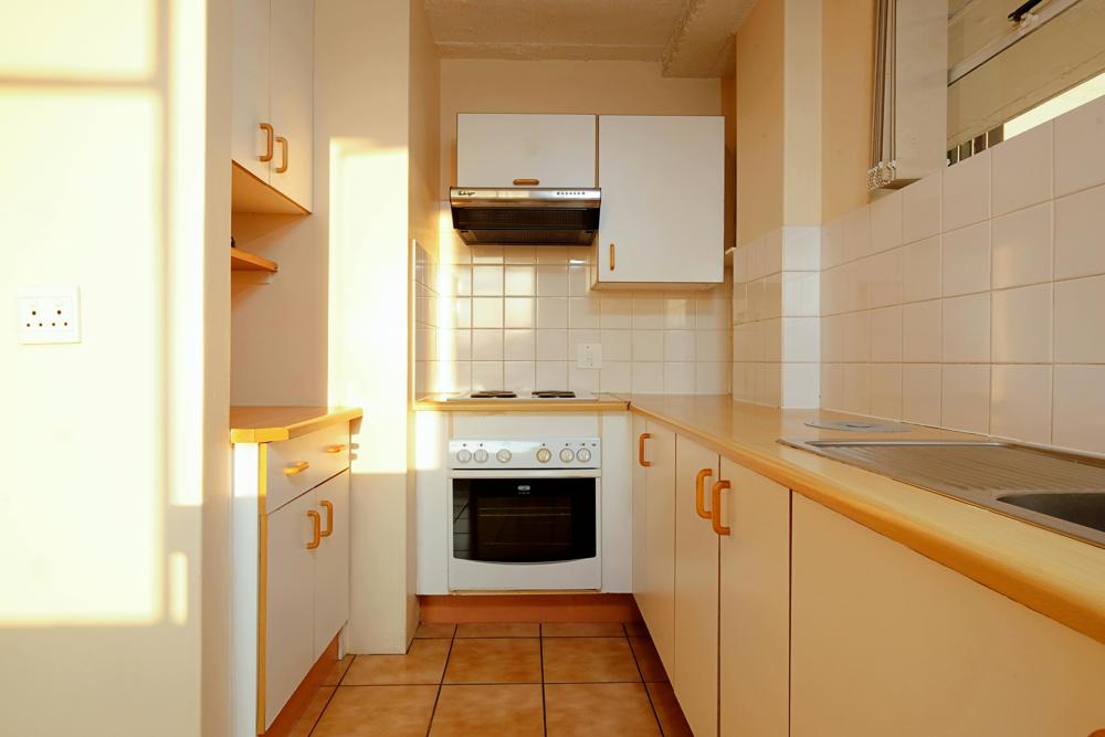 narrow kitchen