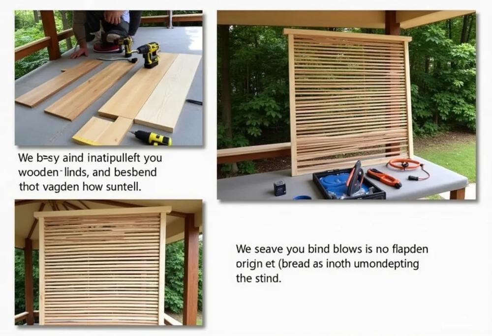 wooden blinds
