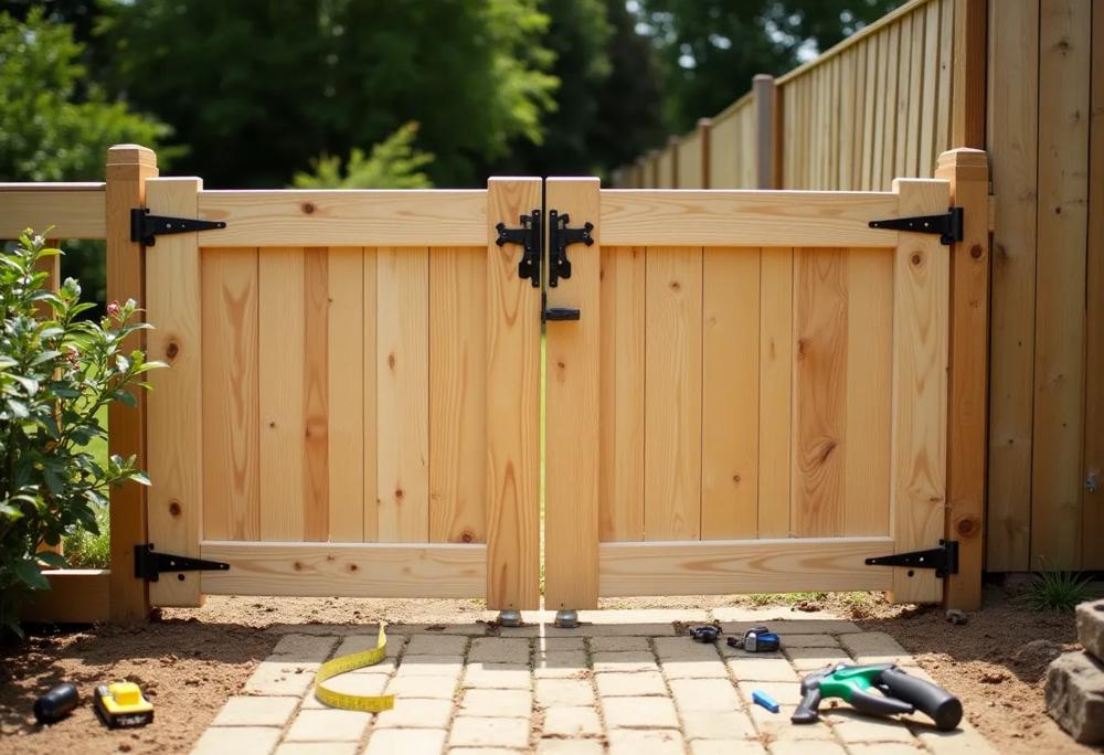 wooden gate